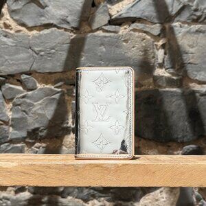 Louis Vuitton Silver Slender Mirror Monogram Pocket Organizer